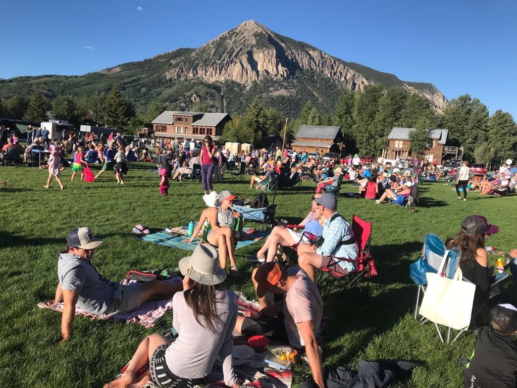 Alpenglow live music Crested Butte