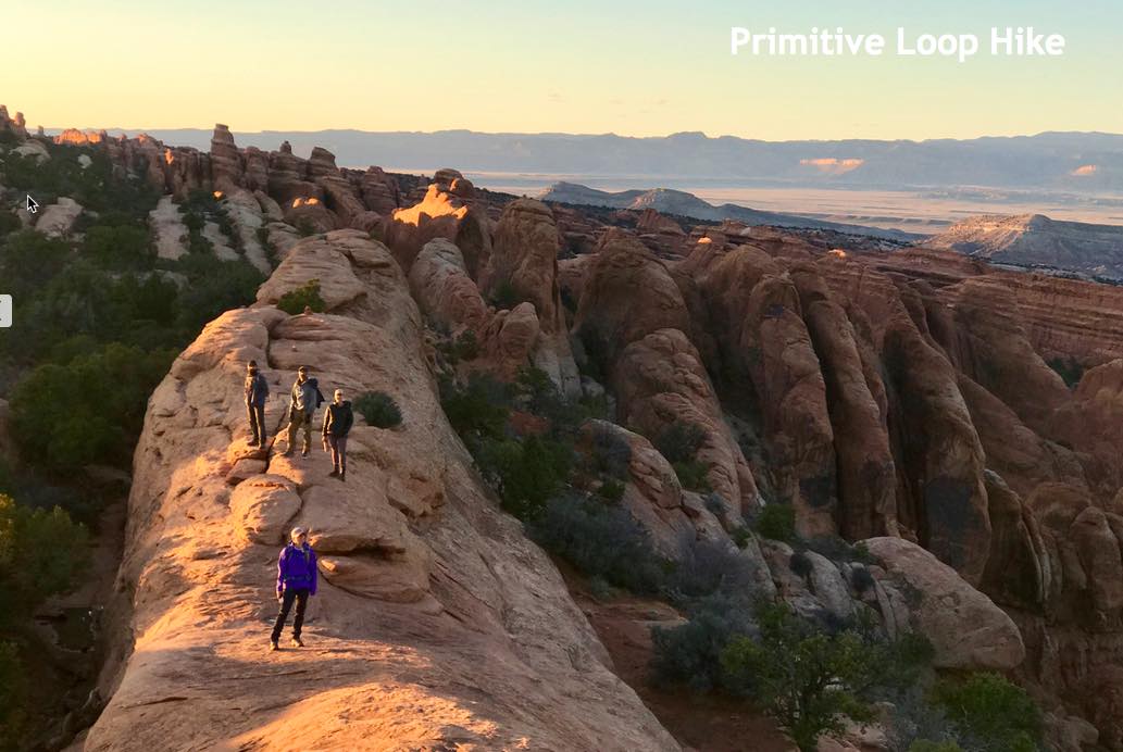 Primitive Loop Hike Arches National Park