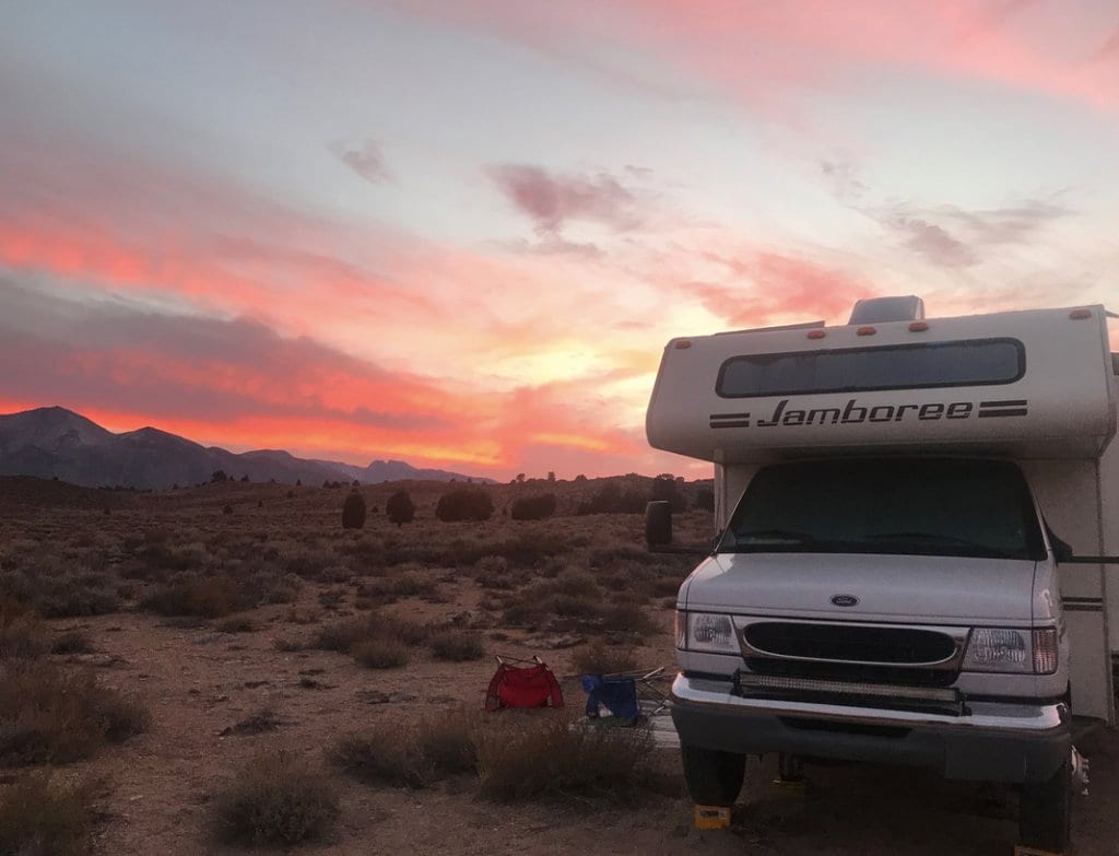 Mammoth CA camping