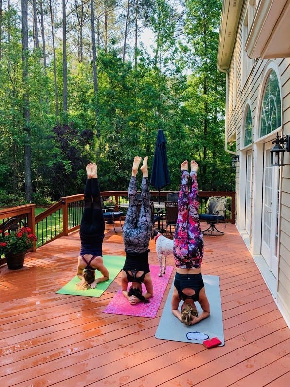 outdoor yoga