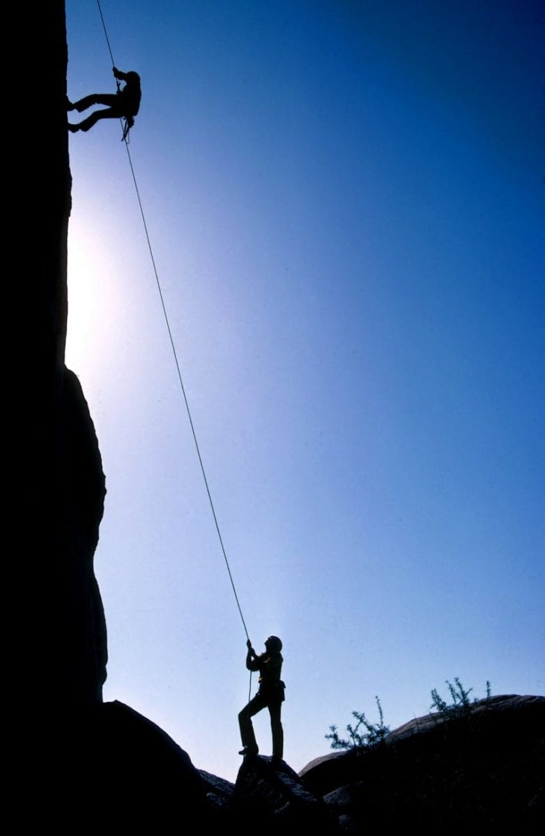 rock climbing