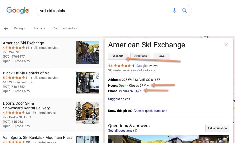 Google Business Listings