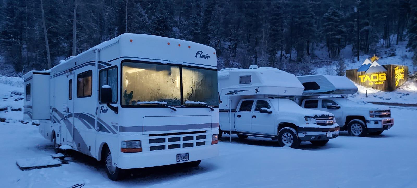 Taos ski resort RV camping