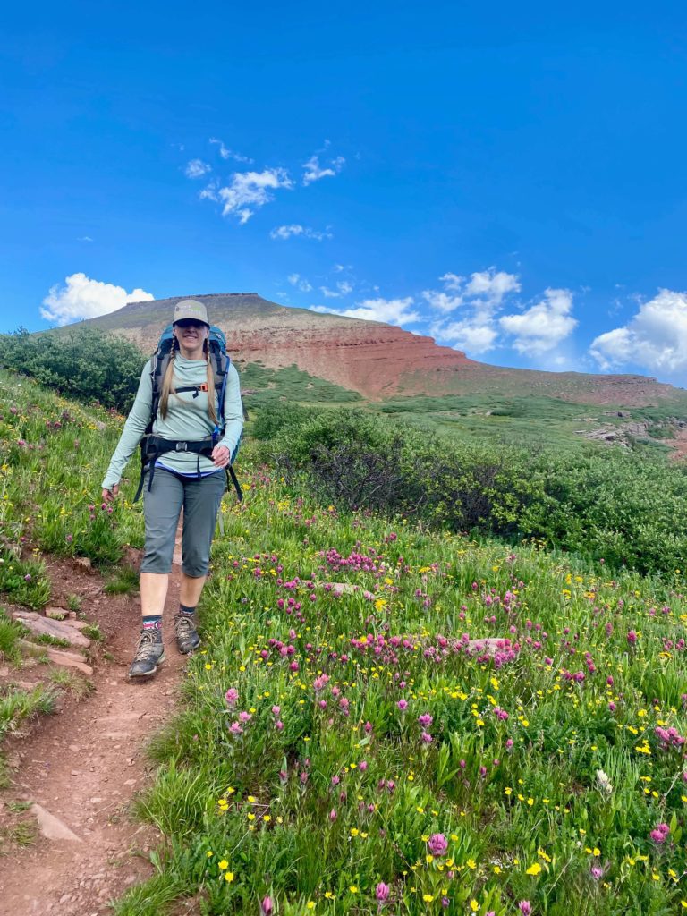 Backpacking near Weminuche Wilderness 