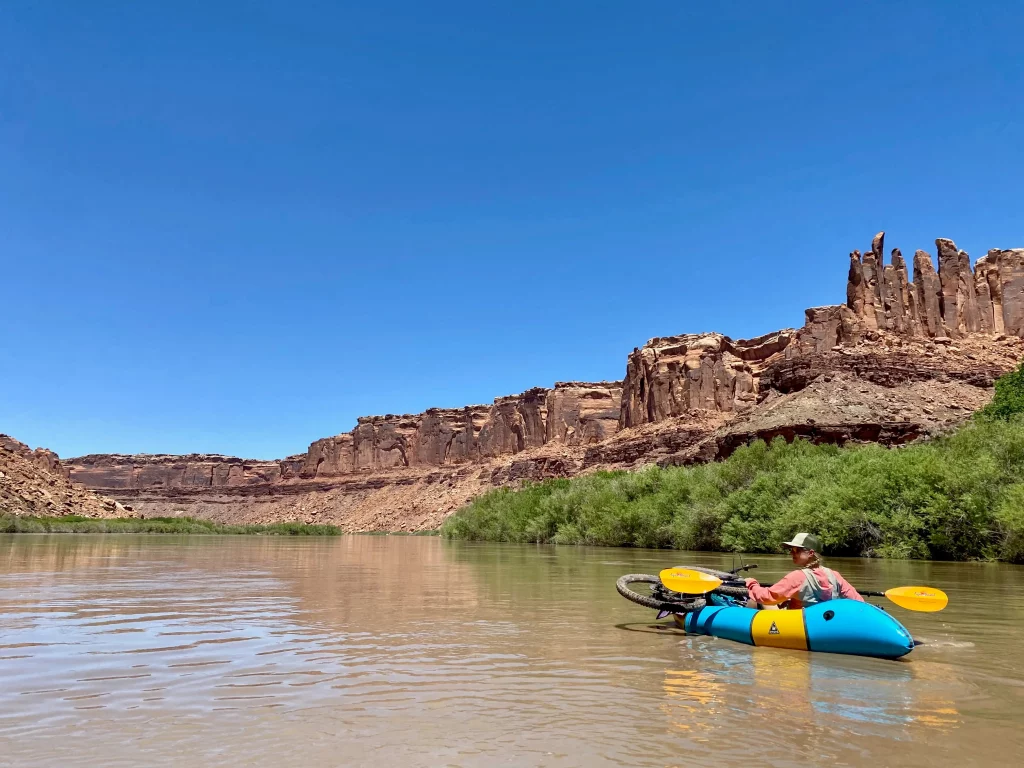 Packrafting Moab