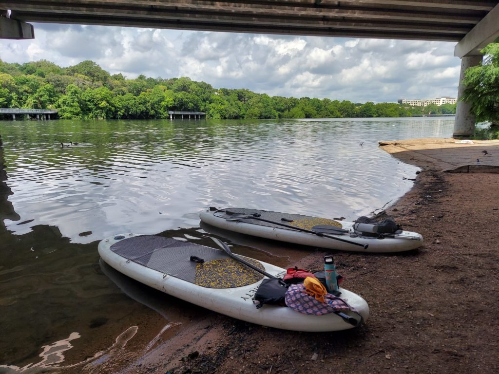 Austin paddleboarding