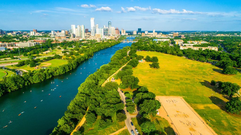 Austin Zilker Park paddleboarding