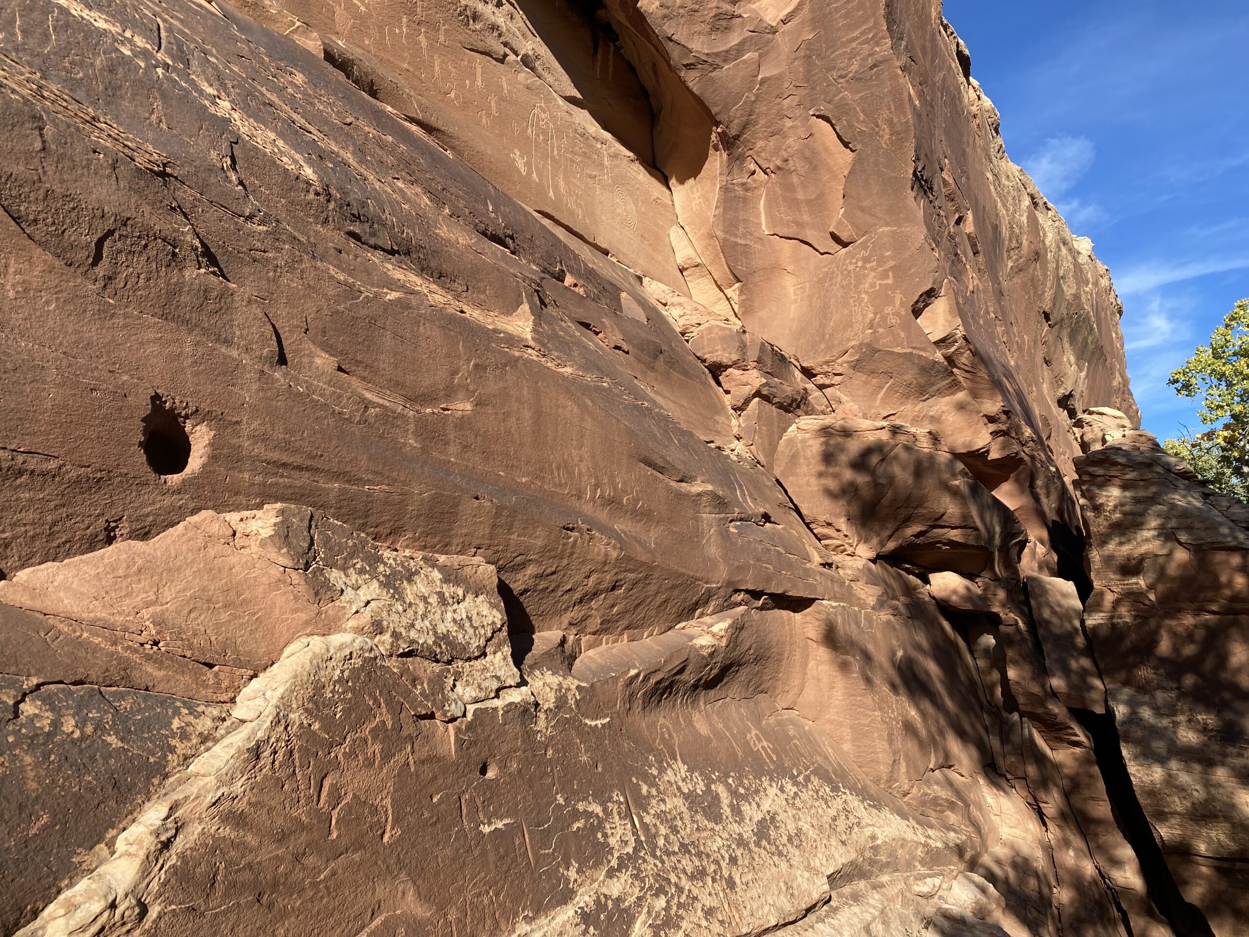 petroglyphs near Bluff, UT