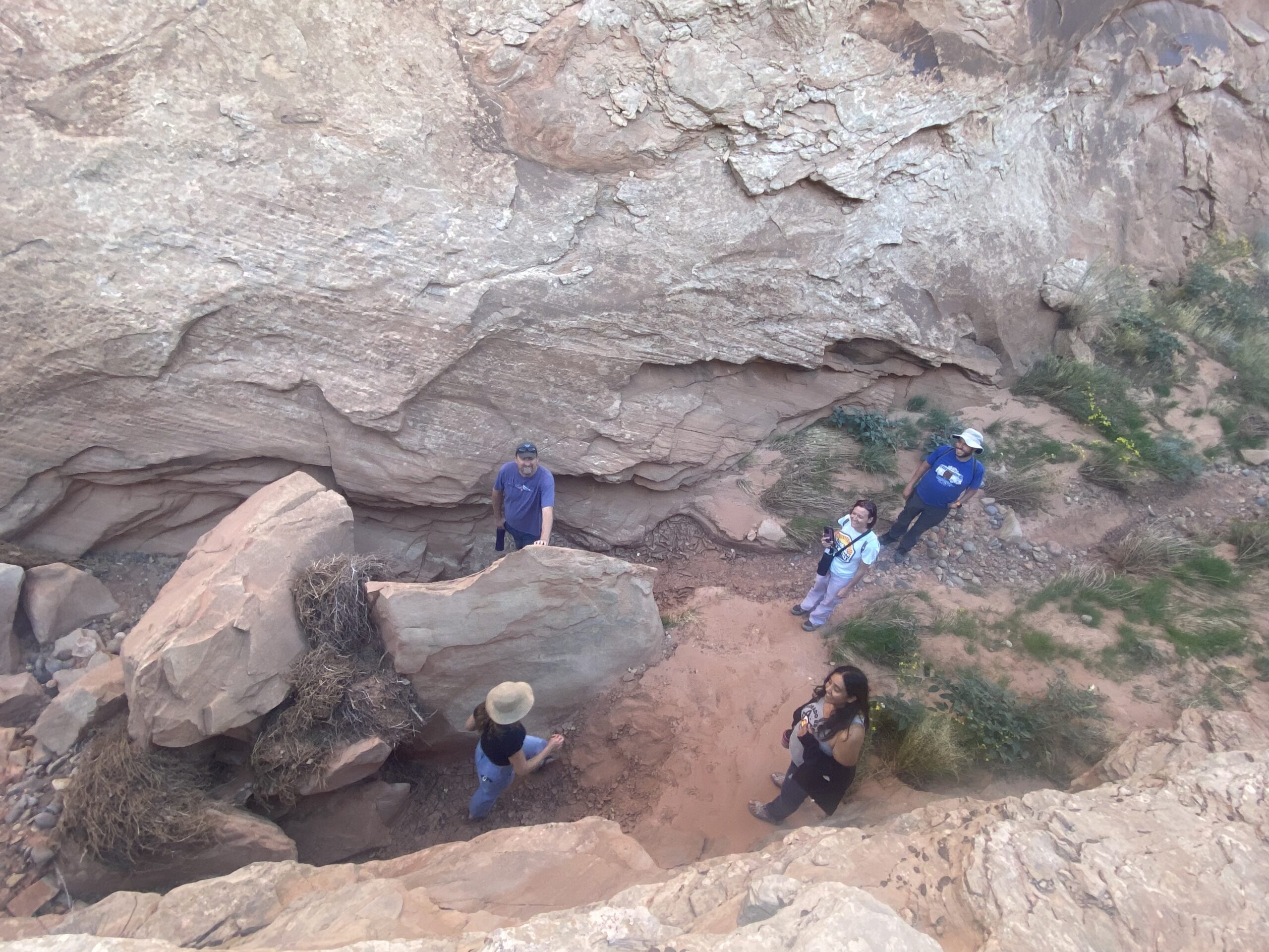 hiking sand island trail 