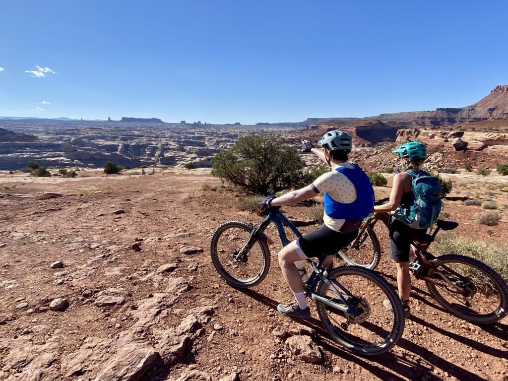 mountain biking views