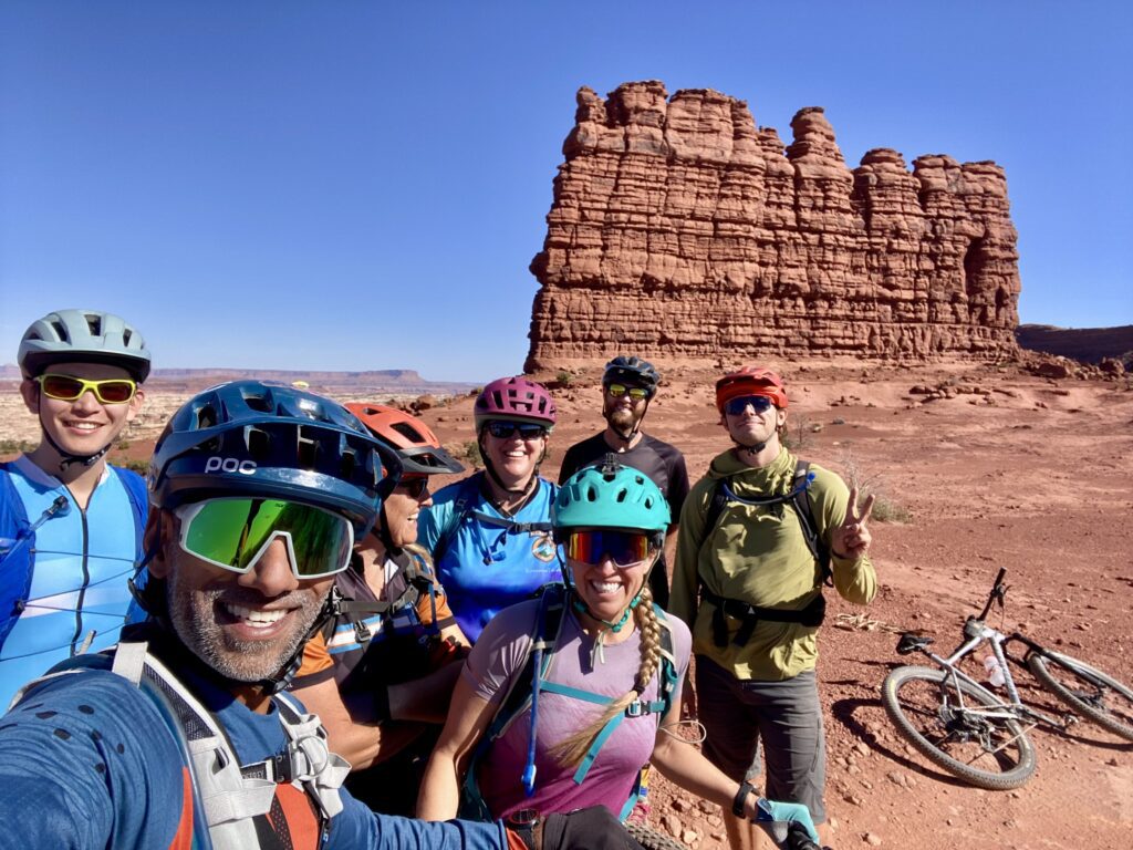 exploring canyonlands by bike